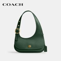 ราคา COACH กระเป๋าสะพายไหล่รุ่น Cashin Carry Crescent Bag CY923 B4AR2 สีเขียว (23971699996)