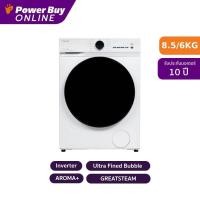 ราคา Toshiba เครื่องซักผ้า อบผ้า ฝาหน้า Inverter 8 5 6 kg รุ่น TWD T21BU95UWT WW ฐานรอง (24249883754)