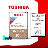 ราคา Toshiba Internal HDD NAS 10TB TSB INT 3 5 10TB N300 NAS 24x7 7200RPM 512MB Internal TSB HDWG71AUZSVA Harddisk (1858150019)