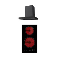 ราคา TEKA เครื่องดูดควันติดผนัง รุ่น LDH 60 TC Black สีดำ 60 ซม TEKA เตาไฟฟ้า 2 หัวเตา รุ่น VE 2 Q BK สีดำ (22489039388)