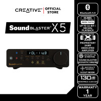 ราคา CREATIVE SOUND CARD Sound Blaster X5 Dual DAC Dual XAMP มาพร้อมกับ Headphones Bi Amp (17425949484)