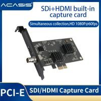ราคา Acasis PCIe HDMI SDI 2 ช่องใช้งานร่วมกับ Video Capture Card 1080P60 อินเทอร์เฟซ PCIe PS5 Built in Capture Audio Video Source (7641690171)