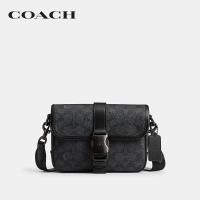 ราคา COACH กระเป๋าสะพายข้างผู้ชายรุ่น League Crossbody Bag 19 In Signature Canvas CY990 R8E สีเทา (24486839149)