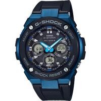ราคา CASIO G SHOCK GST W300G 1A2JF G SHOCK G STEEL Radio Wave Solar Middle Size Round Watch Navy Resin Solar Synthetic Leather Mens (23263498562)