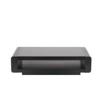 ราคา SB Design Square SB FURNITURE โต๊ะกลางไม้ท๊อปกระจก รุ่น LOWYA สีไม้เข้ม 120x70x32 ซม (2301062911)