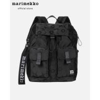 ราคา MARIMEKKO EVERYTHING BACKPACK L UNIKKO กระเป๋าเป้ลายดอกไม้ สีดำ (19549777551)