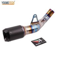 ราคา สำหรับฮอนด้า CBR1000RR 2008 2016และ2017 2019รถจักรยานยนต์ไอเสียหนี Moto ท่อไอเสียท่อดัดแปลงกลางท่อใบบน CBR 1000RR โลหะผสมไทเทเนียมเต็มระบบไอเสียสแตนเลส (14983316093)