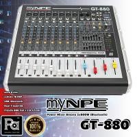ราคา myNPE GT880 GT 880 USB BLUETOOTH เพาเวอร์มิกเซอร์ 8 Channel Stereo Power Mixer 800 800W GT 880 เพาเวอร์มิกเซอร์ กำลังวัตต์สูง POWER MIXER 2CH x 800W gt880 gt 880 gt 880 PA SOUND CENTER พีเอ ซาวด์เซนเต