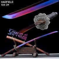 ราคา JAPAN ดาบซามูไร นักรบ ญี่ปุ่น Hadfield Samurai Sword of Shadow ดาบแห่งเงา เหล็กกล้าแมงกานิสสูง คาตานะ Hamon Katana Ninja Yakuza ดาบนินจา วากิซาชิ ทันโตะ เอโดะ โอดาจิ ทาจิ สึรุงิ คะตะนะ โบราณ แข็งแรงทน
