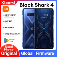 ราคา Re furbished Phone Black Shark 4 5G Gaming Phone Snapdragon 870 Used Phone 95 new Mobile Phone 6 67inch Snapdragon 870 144Hz Display 120W Fast Charging Smartphone (24359400675)