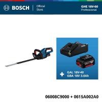 ราคา BOSCH ชุดสุดคุ้ม เครื่องตัดแต่งพุ่มไม้ไร้สาย 18V GHE 18V 60 และ ชุด แบตเตอรี่ กับ แท่นชาร์ต (22978574140)