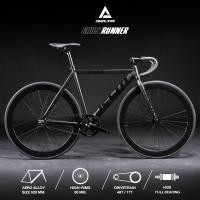 ราคา จักรยานฟิกเกียร์ เฟรมลูมิเนียม วงล้อ 700c วงล้ออลูมิเนียม ขอบสูง 50 mm แฮนด์ Drop Bars ไซส์ 52 cm เหมาะกับความสูง 165 185 ซม ปลดเร็วล้อหน้า น้ำหนักจักรยาน 9 8 กก ไม่รวมบันได DELTA รุ่น GHOST RUNNER By