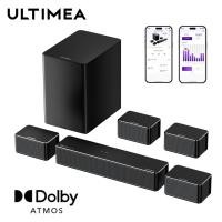 ราคา ULTIMEA ลำโพงบลูทูธ 7 1ch พลังเสียง 460W พร้อม Dolby Atmos และแอปควบคุมโฮมเธียเตอร์ ลำโพงพร้อมซับวูฟเฟอร์ไร้สาย Poseidon D80 (24896368121)
