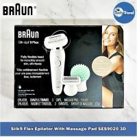 ราคา Braun Silk9 Flex Fully Flexble Head Epilator เครื่องโกนขนไฟฟ้า พร้อมที่นวดหรือแปรงขัดผิว (21451591773)