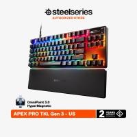 ราคา SteelSeries Apex Pro TKL Gen 3 Gaming Keyboard คีย์บอร์ดเกมมิ่ง สวิตช์ OmniPoint 3 0 HyperMagnetic (22869462724)