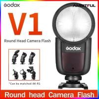 ราคา Godox V1 Speedlight TTL HSS 1 8000s Li ion Battery Speedlite Flash for Canon Sony Nikon Fuji (18650222363)