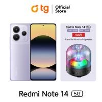 ราคา Xiaomi Redmi Note 14 5G 8 256GB รับฟรี Portable Bluetooth Speaker สมาร์ทโฟน โทรศัพท์มือถือ แถมฟรีประกันจอแตก สินค้ารับประกันศูนย์15เดือน By TG (23660358232)
