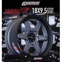 ราคา ล้อแม็ก ขอบ18 Cosmis Type R 18X9 5 et27 6H139 7 CB106 สีกันด้านขอบดำ ราคาโปร1วง แถมจุ๊บเหล็ก ล้อแท้มีรับประกันโครงสร้างนาน6ปีสี1ปี (15341744898)