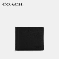 ราคา COACH กระเป๋าสตางค์ผู้ชายรุ่น 3 In 1 Wallet CR899 BLK สีดำ (24757343381)