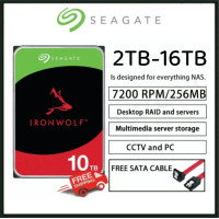 ราคา Seagate IronWolf Pro 2TB 4TB 6TB 10TB 12TB 14TB 16TB NAS SATA 6Gb s 3 5 Internal HDD (22274261944)