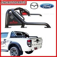 ราคา ROLLBAR โรบาร์ รถกระบะ ทุกรุ่น ทรงแขนยาว เหล็กดำ สวย ดุดัน โรลบาร์ DMAX VIGO REVO NAVARA COLORADO FORD RANGER BT50 TRITON EXTENDER TIGER D4D (12487924416)