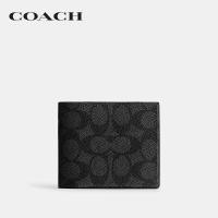ราคา COACH กระเป๋าสตางค์ผู้ชายรุ่น Id Billfold Wallet In Signature Canvas CY394 QBMI5 สีหลากสี (24757210747)