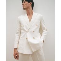ราคา BLANC BANGKOK MANHATTAN Double Breasted Suit เสื้อสูทลินิน (22562251408)