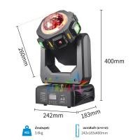 ราคา ไฟเวที War God Meteor Hammer Moving Head 100W Beam Laser Strobe 3in1 พร้อมรีโมท ควบคุมเสียง DMX512 สำหรับปาร์ตี้ DJ ผับKTV (24903675191)