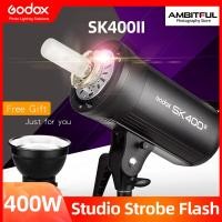 ราคา Godox SK400II 400Ws GN65 Professional Studio Flash Strobe with Built in 2 4G Wireless X System Creative Shooting SK400 Upgrade (943562877)