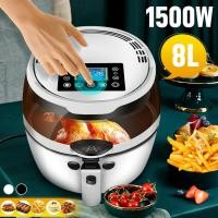 ราคา 8L Health Fryer Cooker Smart Touch LCD Airfryer Pizza Oil free Air Fryer 1500W Multi function Smart Fryer for French (20502742159)
