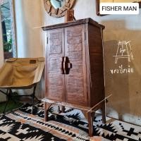 ราคา ตู้ ตู้ไม้ ตู้โชว์ ตู้ไม้สัก ตู้ไม้สักเก่า Cabinet looker old teak wood (4520424876)