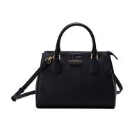 ราคา Guy Laroche กระเป๋าถือ DOUBLE TOP HANDLE สายสะพายยาว รุ่น AGH0564 สีดำ (24814584114)