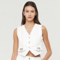 ราคา DISAYA Canvas Tank Top เสื้อกั๊กแขนกุดผ้าคานวาส (23996743468)