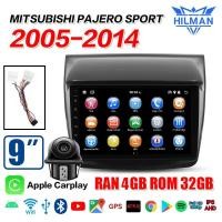 ราคา HILMAN จอ android ติดรถยนต์ 9นิ้ว MITSUBISHI PAJERO SPORT 2005 2014 เวอร์ชั่น14 หน้าจอ QLEDIPS แท้ 2Din จอ apple carplay Wifi GPS Bluetooth Youtube 4G การสนับสนุนจอ android กล้อง 360 (23303959368)