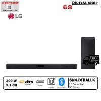 ราคา LG SoundBar SN4 ลำโพง ซาวด์บาร์ แอลจี 300W 2 1 Ch รุ่น SN4 DTHALLK (19870760802)