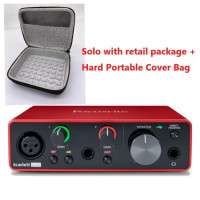 ราคา Promotion Focusrite Scarlett Solo 3rd gen 2 input 2 output USB audio interface sound card professional for recording Microphone (21066726457)