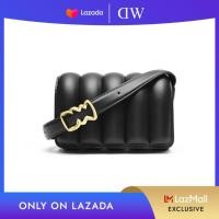 ราคา Only on Lazada Daniel Wellington Mini Sadie Cross Body Bag Small Black Gold Tone Bags for women Female bags Hand bag PU leather bag (24358557189)