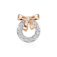 ราคา PRIMA ต่างหูเพชร Christmas Collection ตัวเรือน 9K สี Rose Gold รหัสสินค้า 991E1463 SG จำหน่ายเป็นข้าง (16543086358)