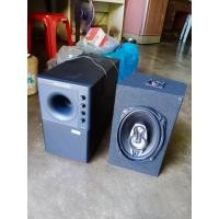 ราคา ลำโพง ซับวูฟเฟอร์ subwoofer ไมโครแลป microlab มีแอมป์ ในตัว 1ตัว มือสอง และ ลำโพง 6x9 พร้อมตู้ 800w 4โอห์ม 1ตัว เสียงดี ครับๆ มือสอง (21429018160)