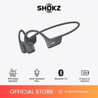 ราคา SHOKZ S820 OpenRun Pro 2 Bone Conduction Sports Headphones Open Ear Wireless Earphones with Bluetooth 5 3 Noise Cancelling Mics IP55 Waterproof 12h Playtime for Running USB C Quick Charge (22774871286