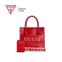 ราคา GUESS กระเป๋า รุ่น LG904722 CARACARA HANDBAGS สีแดง (24785618072)