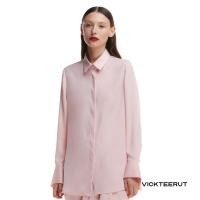 ราคา VICKTEERUT ราคาปกติ 6550 Satin Long Sleeve Shirt เสื้อเชิ้ต แขนยาว ผ้าซาติน (23000563439)