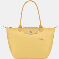 ราคา New 100 Genuine goods longchamp Le Pliage Green Handbag M foldable green long handle waterproof Canvas Shoulder Bags medium size Tote Bag L2605919452 Wheat color made in france (21042637008)