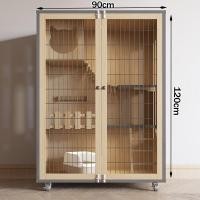 ราคา ตู้แมว Pet Cage วิลล่าแมวไม้ กรงเเมวอพาร์ทเมนต์แมวไม้เนื้อแข็ง บ้านแมวขนาดใหญ่ ตู้โชว์ไม้เนื้อแข็ง วิลล่าแมวขนาดใหญ กรงแมววิลล่ (24668173028)