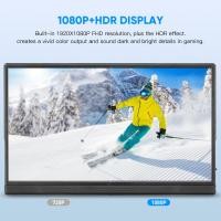 ราคา Eyoyo ลำโพงคู่15 6 นิ้วหน้าจอ IPS Screen มอนิเตอร์ HDMI Monitor FPV HD 1920 1080 250CD Type C 1080P HDR ลำโพงคู่เล่นเกมสำหรับแลปท็อปโทรศัพท์ Xbox PS4สวิตช์ (17509641600)