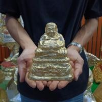 ราคา Bพระสังกัจจายน์มหาลาภ หลวงพ่อกวยชุตินฺธโร ประทับนั่งบนดอกบัวมังกรคู่ เนื้อทองเหลืองขัดเงา (18621207241)