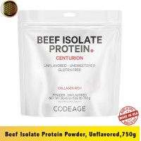ราคา Codeage Beef Isolate Protein Powder ผงโปรตีนไอโซเลทเนื้อ Unflavored 1 65 lbs 750 g EXP 04 2028 (23996331233)