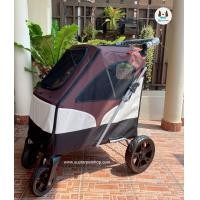 ราคา รถเข็นสุนัขคันใหญ่ รถเข็นสัตว์เลี้ยง รถเข็นหมา รถเข็นแมว Tongba BL06A ขนาดกล่องนั่งกว้าง ล้อมีขนาดใหญ่ แข็งแรง พับได้ มีระบบเบรก (7069634840)