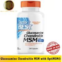 ราคา Doctors Best Glucosamine Chondroitin MSM with OptiMSM 240 Capsules EXP 05 2027 (22460479676)