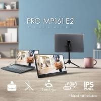 ราคา MSI PRO MP161 E2U 15 6 Portable Monitor Adjustable kickstand Tripod Hole FHD 1920 x 1080 60Hz IPS 2x USB C Mini HDMI Speakers Anti Flicker Less Blue light Black (21417502958)